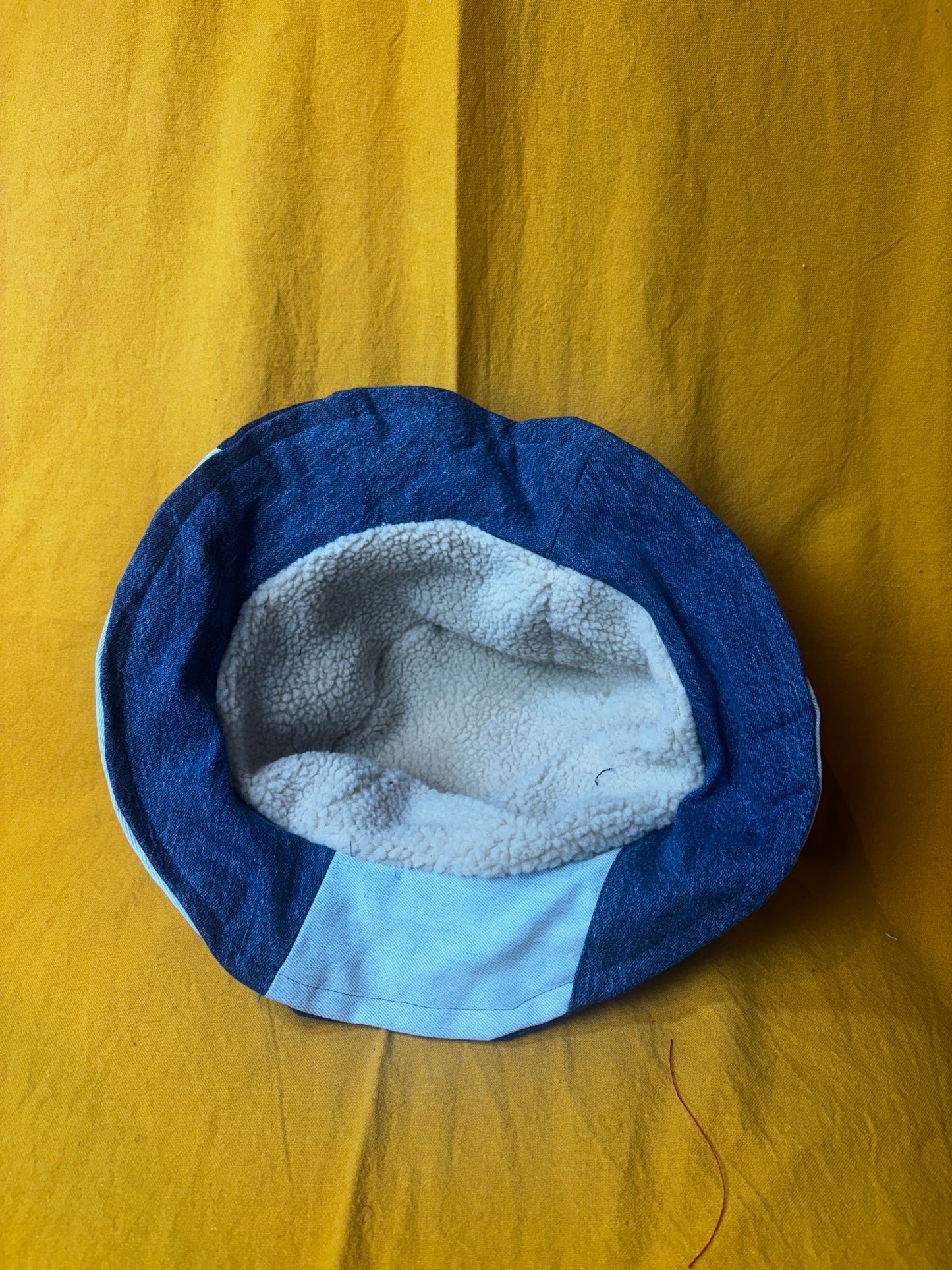 XL Light and Dark bucket Hat With Sherpa Lining
