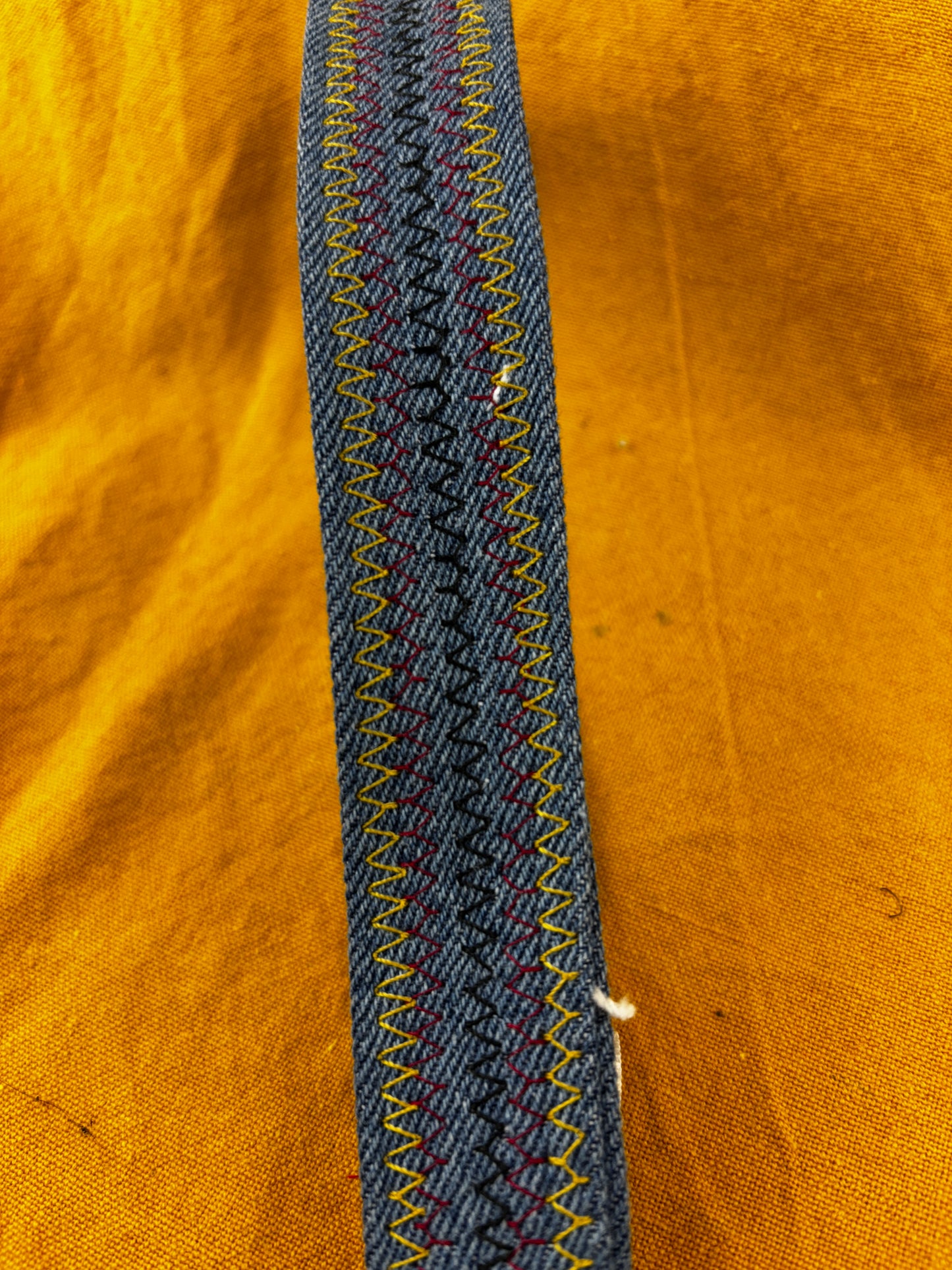 Kelowna Keychain/ Wallet Strap, Rainbow Zigzag