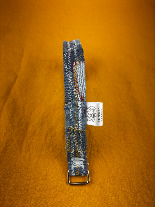 Kelowna Keychain/Wallet strap , Rainbow Patchwork