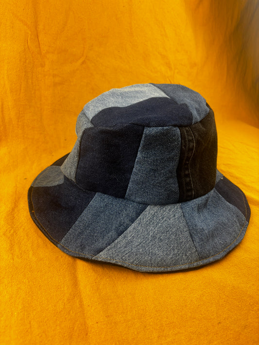 Large Patchwork Fisherman's Bucket Hat