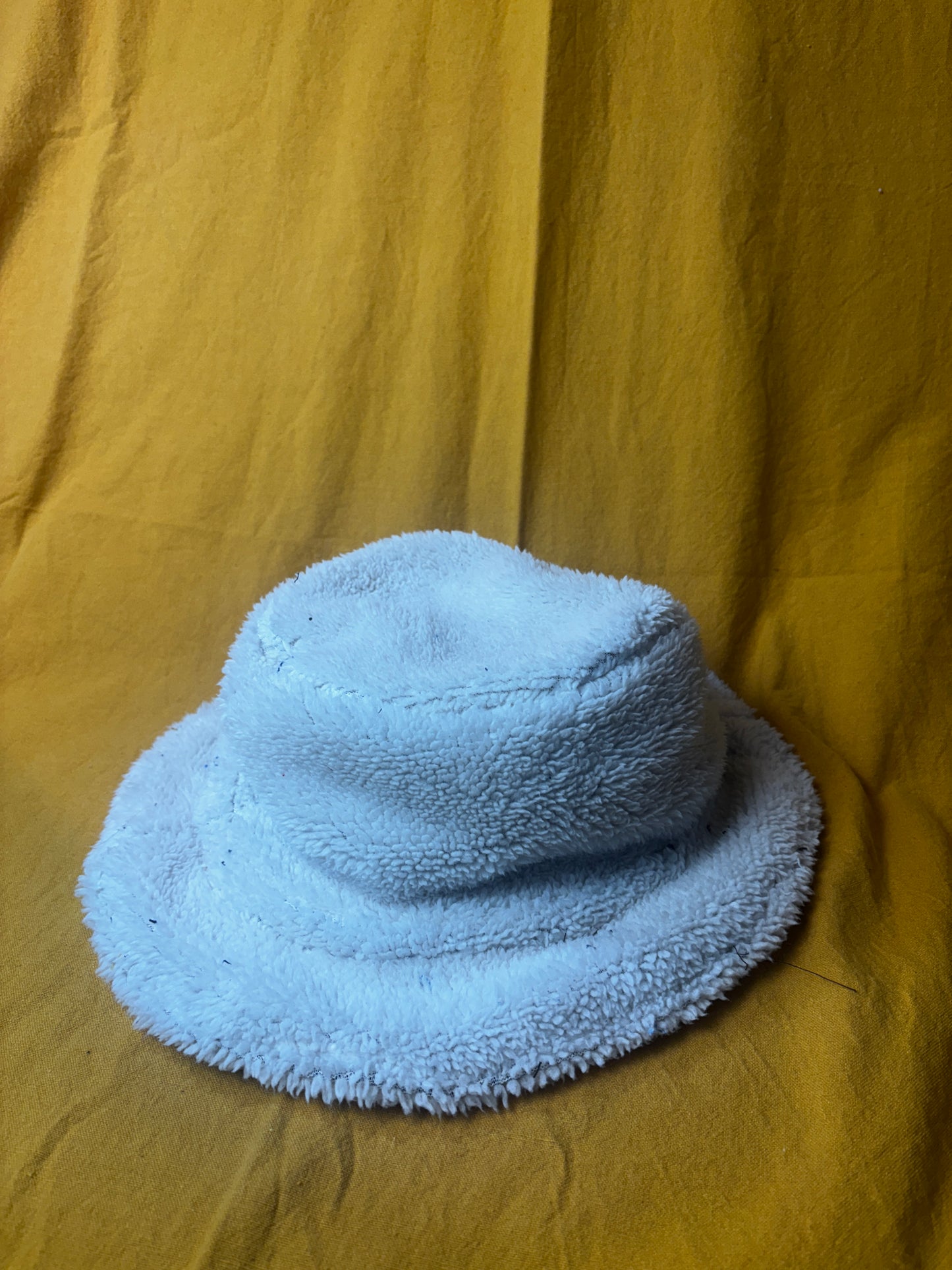 XL Reversible Green Fluffy Bucket Hat